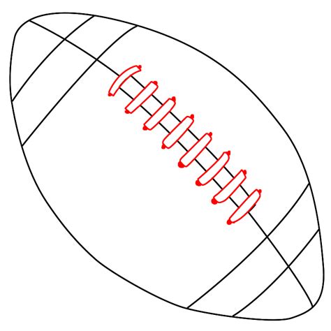 football drawings easy|free printable football drawing.